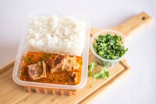 Beef Stew & White Rice
