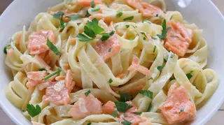 Pasta al salmone