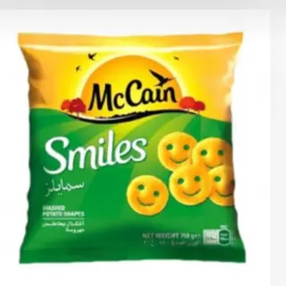 McCain smiles