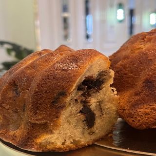 Choco Banana Slice Cake