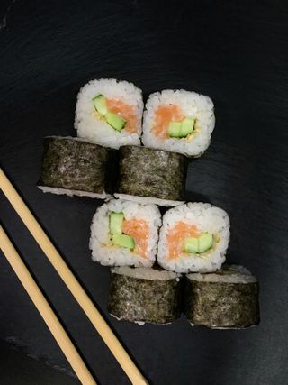 Лосось з огірком