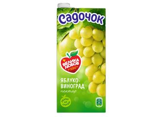 Сік "Садочок" Виноград-Яблуко 1л