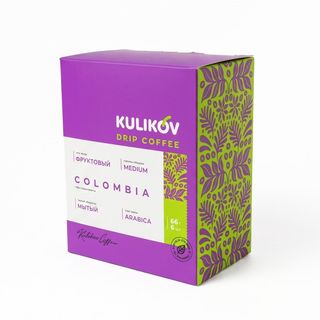 Кофе в дрип пакете Колумбия (упаковка 6шт)