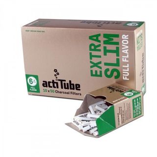 Filtros de Carvão Actitube Extra Slim - Ø6mm (50un)