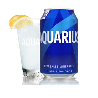 Aquarius Limón lata 330ml.