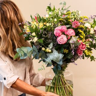 Ramo en tonos alegres