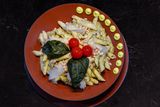 Pâtes Poulet Pesto