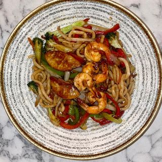 Teppanyaki De Udon Con Foie