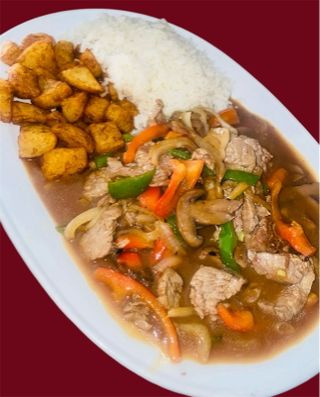 Salteado de solomillo