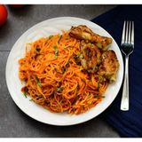 Jollof Spaghetti And Chicken