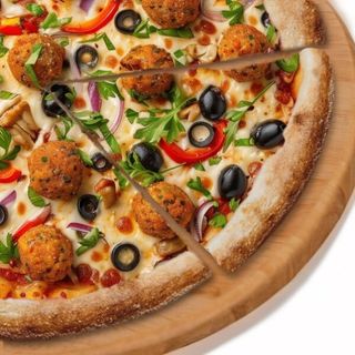 Велика Піца з фалафелем (750 г)