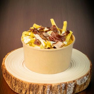 Patatas bacon y roque