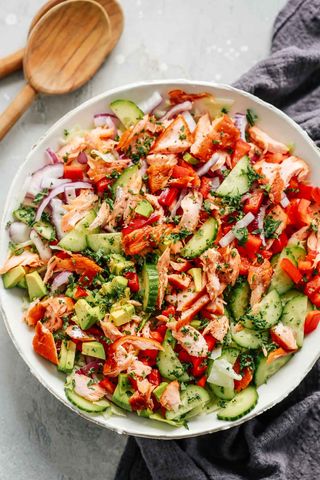 Salmon salad