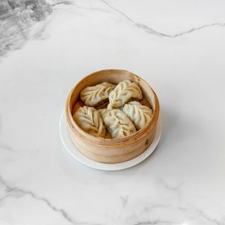 Ravioli con verdure al vapore 素饺