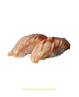 Nigiri Sushi de Salmão Braseado