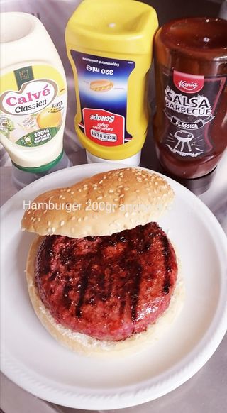 Hamburger 200 g a panino pub o mec