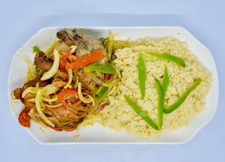 Attiéké + Poulet