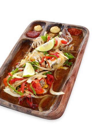 Crabe De Lagune Épicé & Attiéké