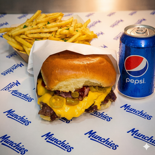 Jalapeño burger combo