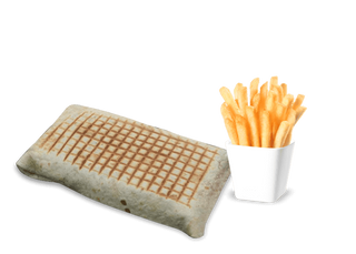 Tacos Poulet avec Frites
