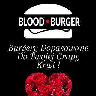 Blood Burger zimowy z boczniakami - DUŻY 