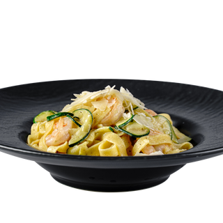 Tagliatelle cu creveți și zucchini 350g