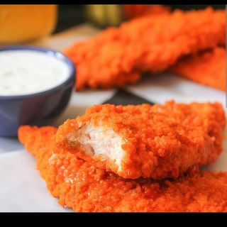 6 Spicy chicken strips