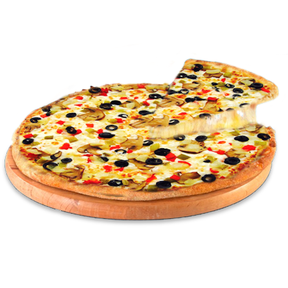 Pizza de la huerta (for one)