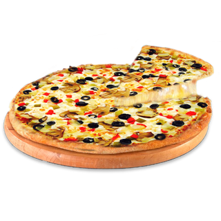 Pizza de la huerta (for one)