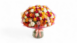 101 MIX ruža buket LUX