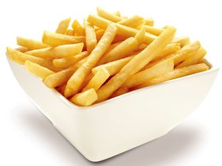 PAPATINE FRITTE GRANDI CON SALSE