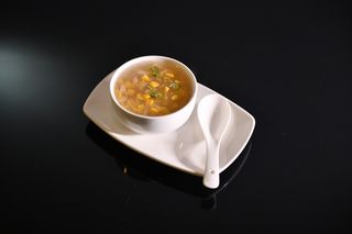 31. Zuppa con pollo e mais