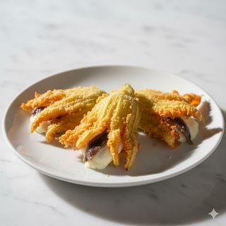 Flores De Calabaza - Tempura