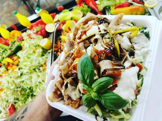Chicken na talerzu średni
