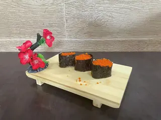 A50 Gunkan ovo peixe laranja (3 peças)