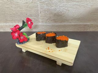 A50 Gunkan ovo peixe laranja (3 peças)