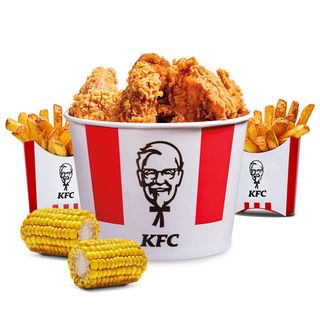 6 Tiras + 6 Alitas + 2 Patatas + 2 Mazorcas