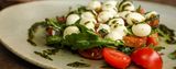 Roșii cu rucola si mozzarella/Помидоры с рукколой и моцареллой
