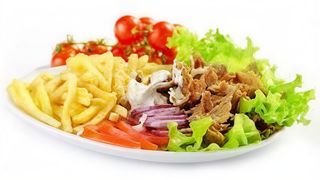 Kebab 200 g a piatto