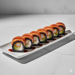 Black sake roll 8 pezzi