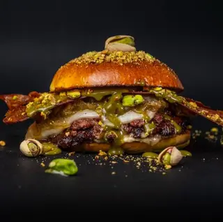 Hamburguesa De Pistacho Trufado