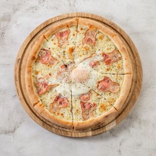pizza carbonara (familiar)