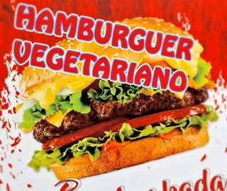 Hambúrguer vegetariano 