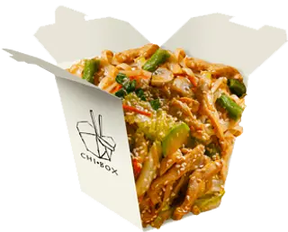 Udon cu carne de pui