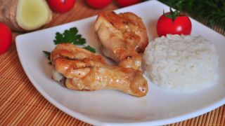 Окорочка с гарниром