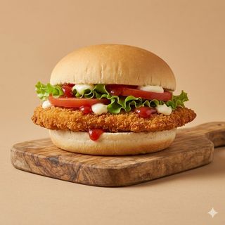 Panino con cotoletta di pollo