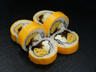 Philadelphia z gruszką i tamago (6 szt) (230g)