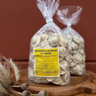 Пельмені з куркою та сиром (1кг)