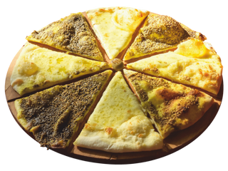 Nr 30- Kashkaval and Za'atar pizza