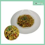 Пържен рамьон с пилешко месо и къри сос 